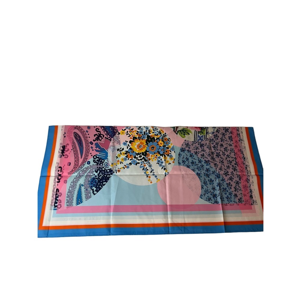 Eleven‎ Australia x Nevenka Hair Head Scarf Mixed Media Print Pastel Floral New - Picture 3 of 4